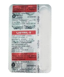 Lisinopril 5MG (Listril-5)