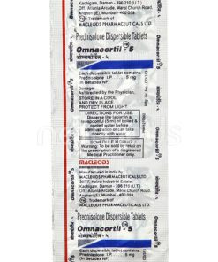 Prednisolone 5mg (Omnacortil 5)