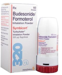 Budesonide/Formoterol 320mcg/9mcg (Symbicort)