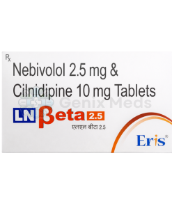 Nebivolol 2.5 mg & Cilnidipine 10mg Tablets (LN Beta 2.5)